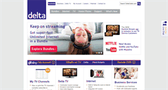 Desktop Screenshot of deltacable.com