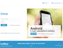 Tablet Screenshot of mail.deltacable.com.br